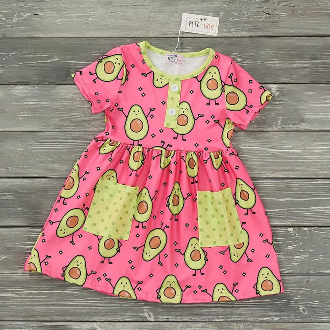 Adorable Avocado Dress by Pete + Lucy